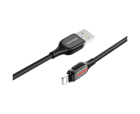 Дата кабель Borofone BU14 Heroic USB to Lightning (1.2m) Черный