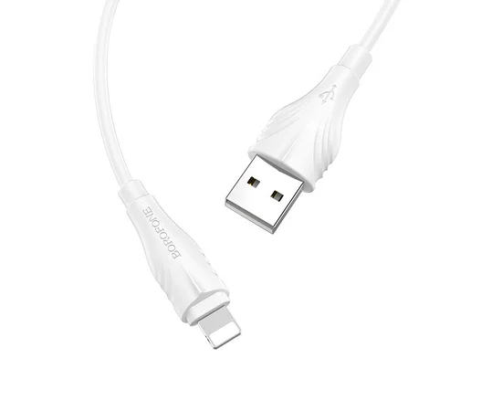 Дата кабель Borofone BX18 Optimal USB to Lightning (2m) Белый
