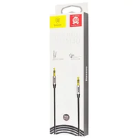 Аудіо кабель Aux Baseus Yiven M30 (1.5m) (CAM30) Чорний / Срібний