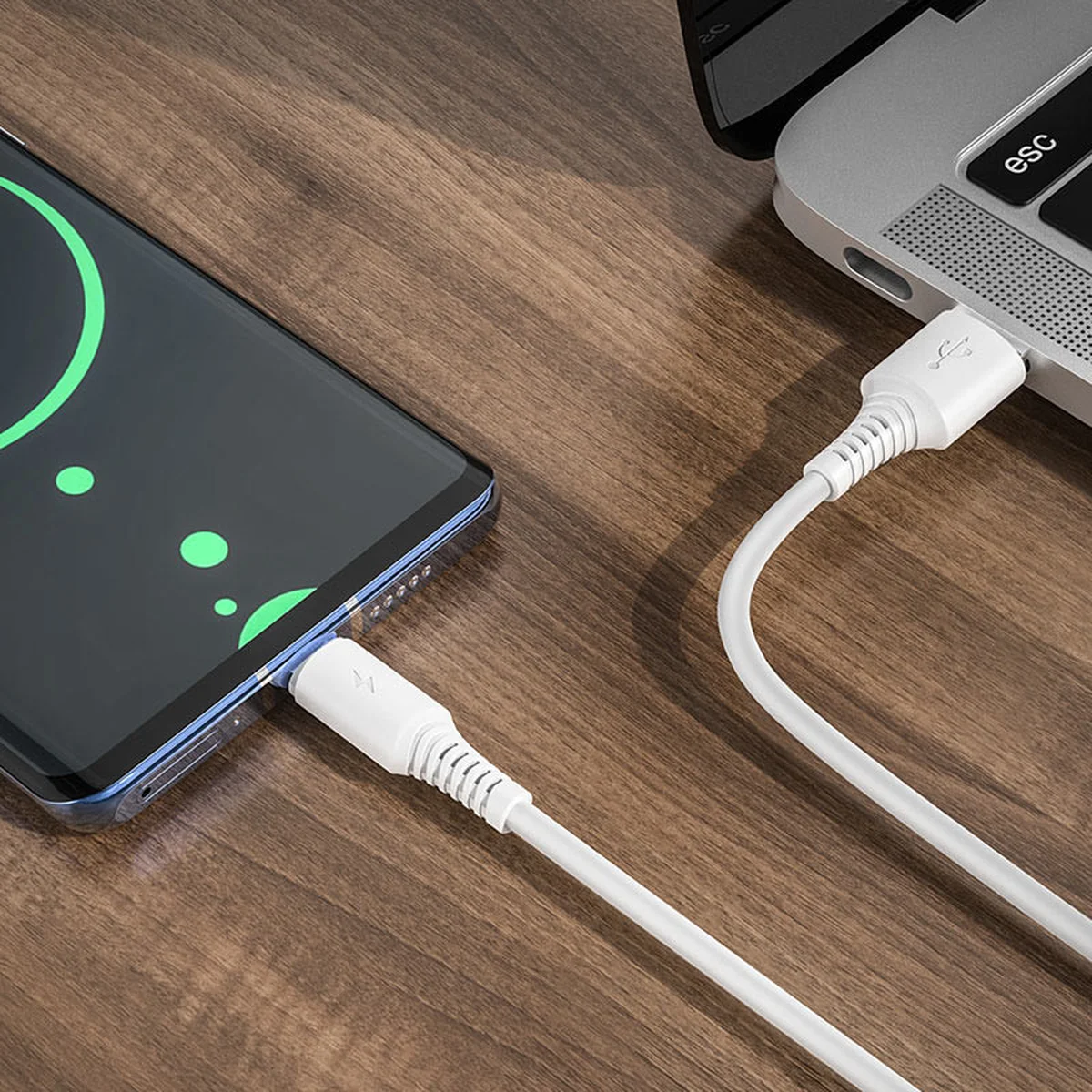 Дата кабель Borofone BX47 Coolway USB to MicroUSB (1m) Білий