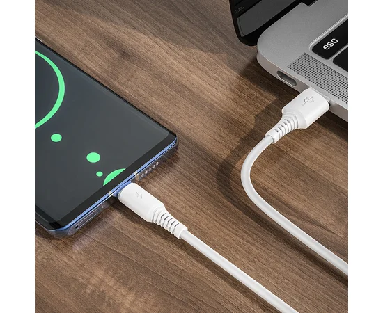 Дата кабель Borofone BX47 Coolway USB to MicroUSB (1m) Белый