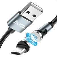 Дата кабель Hoco U94 "Universal magnetic" MicroUSB (1.2 m) Черный