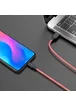 Дата кабель Hoco X21 Plus Silicone Type-C Cable (2m) Black / Red