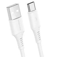 Дата кабель Borofone BX47 Coolway USB to Type-C (1m) Білий