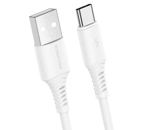 Дата кабель Borofone BX47 Coolway USB to Type-C (1m) Белый