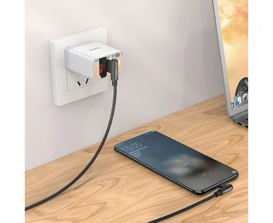 Дата кабель Borofone BX58 Lucky USB to MicroUSB (1m) Черный