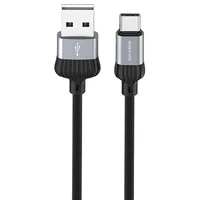 Дата кабель Borofone BX28 Dignity USB to Type-C (1m) Metal gray