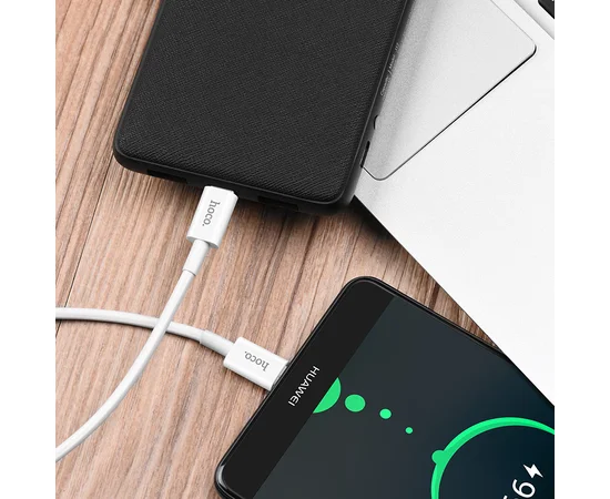 Дата кабель Hoco X23 Skilled Type-C to Type-C (3A/1М) Белый