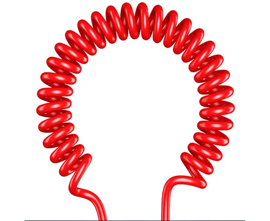 Аудио кабель Usams US-SJ256 Spring (1.2m) Красный