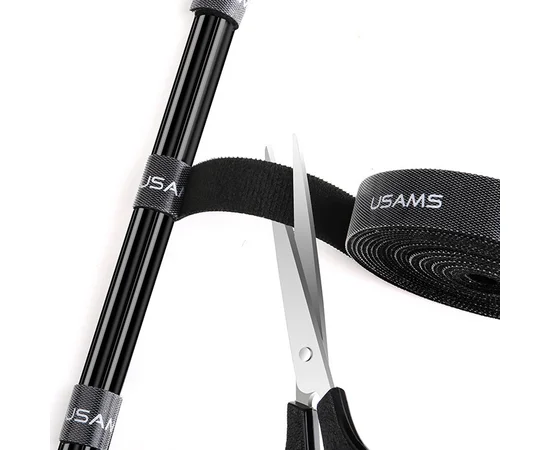 Стяжка-липучка для кабелей Usams US-ZB060 20mm * 5m Черный
