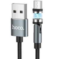 Дата кабель Hoco U94 "Universal magnetic" MicroUSB (1.2 m) Черный