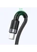Дата кабель Baseus Cafule QC Double-Sided Blind Interpolation USB to Type-C 40W (1m) (CATKLF-PG) Black