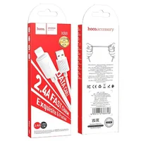 Дата кабель Hoco X88 Gratified USB to Lightning (1m) White