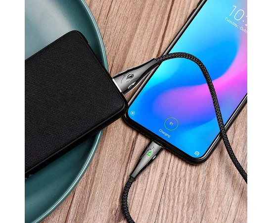 Дата кабель Hoco U75 "Blaze magnetic" Type-C (1.2М) Черный