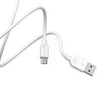 Дата кабель Borofone BX14 USB to MicroUSB (3m) Білий