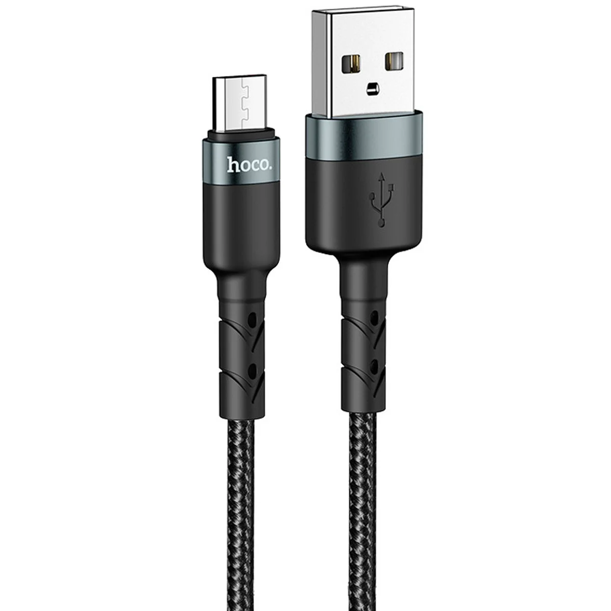 Дата кабель Hoco DU46 Charging USB to MicroUSB (1m) Черный