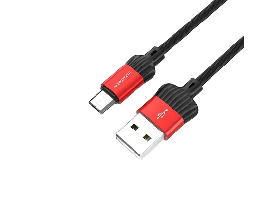 Дата кабель Borofone BX28 Dignity USB to MicroUSB (1m) Красный