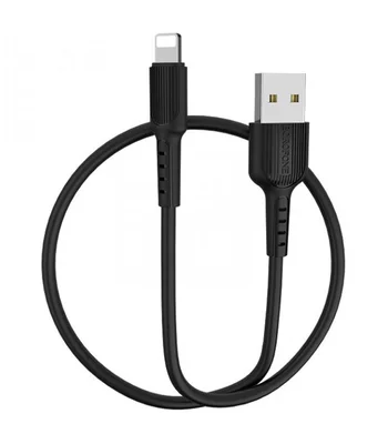 Дата кабель Borofone BX16 USB to Lightning (1m) Чорний