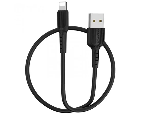 Дата кабель Borofone BX16 USB to Lightning (1m) Черный