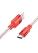 Дата кабель Hoco X99 Crystal Junction USB to Type-C (1.2m) Red