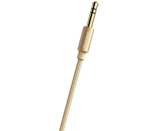 Аудио кабель Aux Borofone BL3 Audiolink Золотой