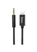 Аудио кабель Aux Hoco UPA13 (AUX 3.5 to Lightning) (1m) Черный