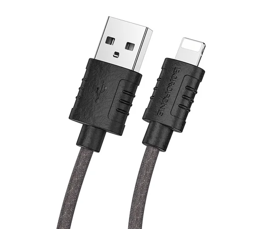 Дата кабель Borofone BX52 Airy USB to Lightning (1m) Черный