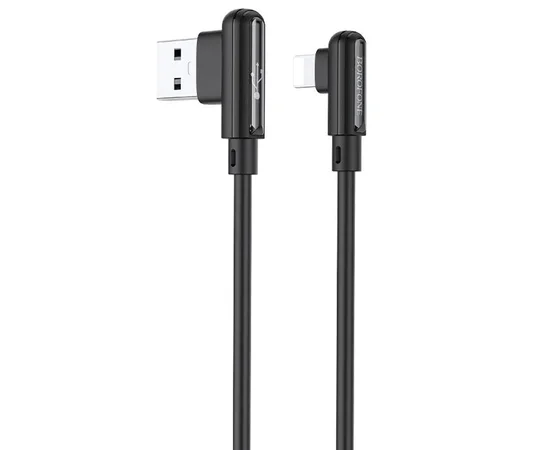 Дата кабель Borofone BX58 Lucky USB to Lightning (1m) Черный
