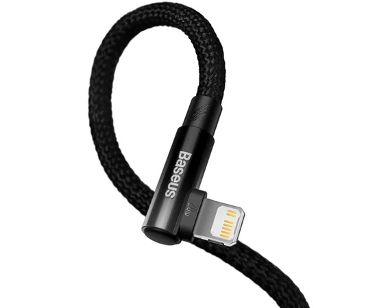 Дата кабель Baseus MVP 2 Elbow-shaped Type-C to Lightning 20W (2m) (CAVP000301) Black