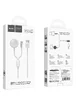Дата кабель Hoco U69 2in1 lightning + зарядное устройство для Apple Watch (1.2М) Белый