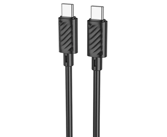 Дата кабель Hoco X88 Gratified PD 60W Type-C to Type-C (1m) Black