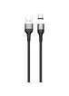 Дата кабель USAMS US-SJ328 U28 Magnetic USB to MicroUSB (1m) (3A) Черный