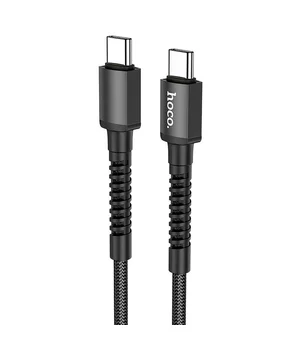 Дата кабель Hoco X71 "Especial" Type-C to Type-C 60W (1m) Черный Дата кабель Hoco X71 "Especial" Type-C to Type-C 60W (1m) Черный