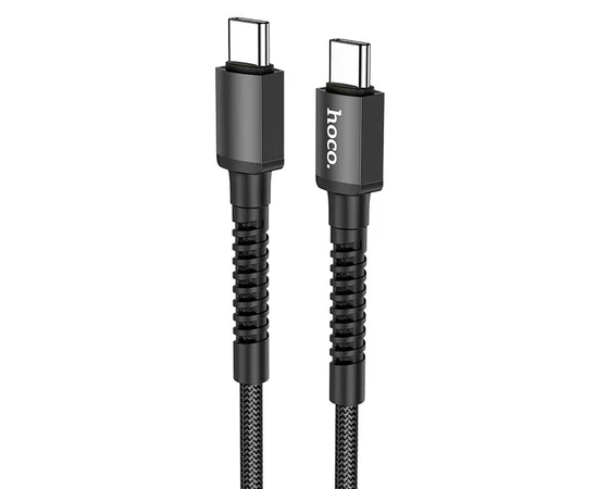 Дата кабель Hoco X71 "Especial" Type-C to Type-C 60W (1m) Чорний