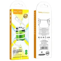 Дата кабель Hoco X83 Victory PD 60W Type-C to Type-C (1m) White