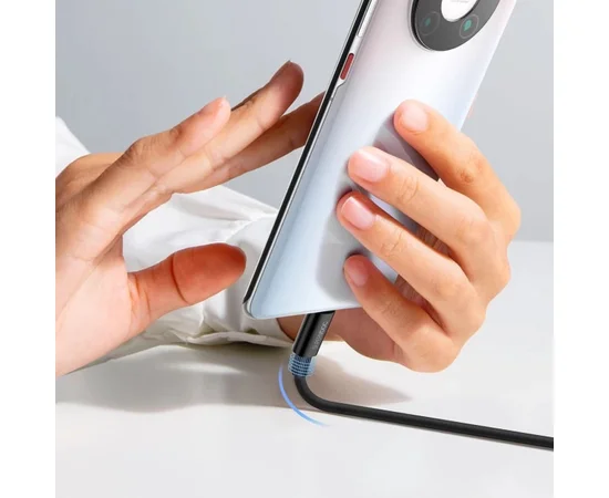 Дата кабель Baseus Superior Series (SUPERVOOC) Fast Charging USB to Type-C 65W 1m (CAYS00090) Black