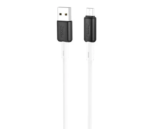 Дата кабель Hoco X48 "Soft" MicroUSB (1m) Белый
