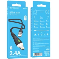 Дата кабель Borofone BX100 Advantage USB to Lightning Black