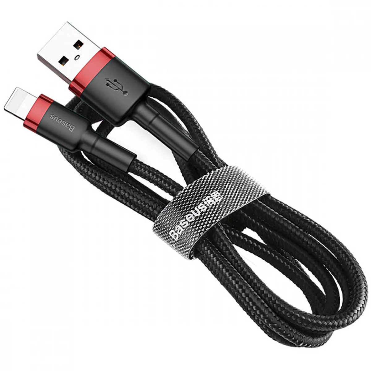 Дата кабель Baseus Cafule Lightning Cable 2.4A (1m) Красный / Черный