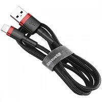 Дата кабель Baseus Cafule Lightning Cable 2.4A (1m) Красный / Черный