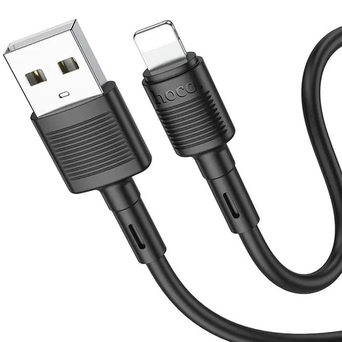 Дата кабель Hoco X83 Victory USB to Lightning (1m) Black
