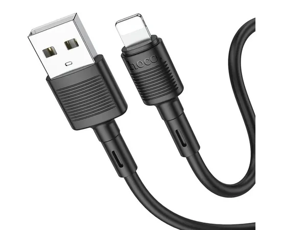 Дата кабель Hoco X83 Victory USB to Lightning (1m) Black
