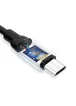 Дата кабель USAMS US-SJ247 Ice-cream series USB to MicroUSB (1m) Черный