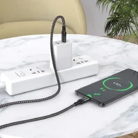 Дата кабель Borofone BX56 60W Type-C to Type-C (1.5m) Black