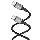 Дата кабель Borofone BX83 Famous PD60W Type-C to Type-C Black