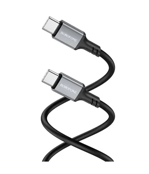 Дата кабель Borofone BX83 Famous PD60W Type-C to Type-C Black