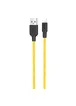 Дата кабель Hoco X21 Plus Silicone Lightning Cable (1m) Black / Orange