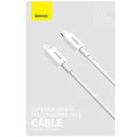 Дата кабель Baseus Superior Series Fast Charging Type-C to Lightning PD 20W (1m) (CATLYS-A) Білий