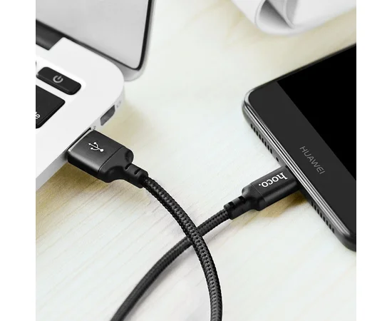 Дата кабель Hoco X14 Times Speed USB to Type-C (2m) Черный