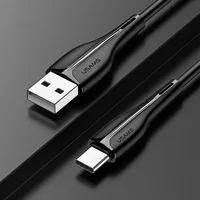 Дата кабель Usams US-SJ372 U-38 USB to Type-C 2A (1m) Чорний